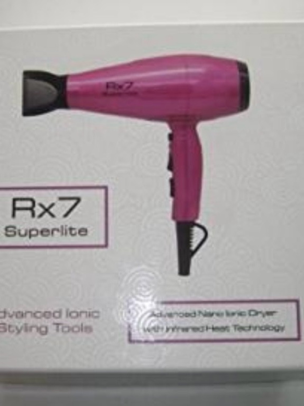 Rx7 Superlite Pink Hair Dryer